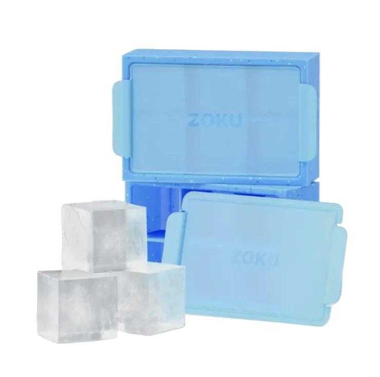 Zoku Jumbo Ice Cube Tray Set2 Blue