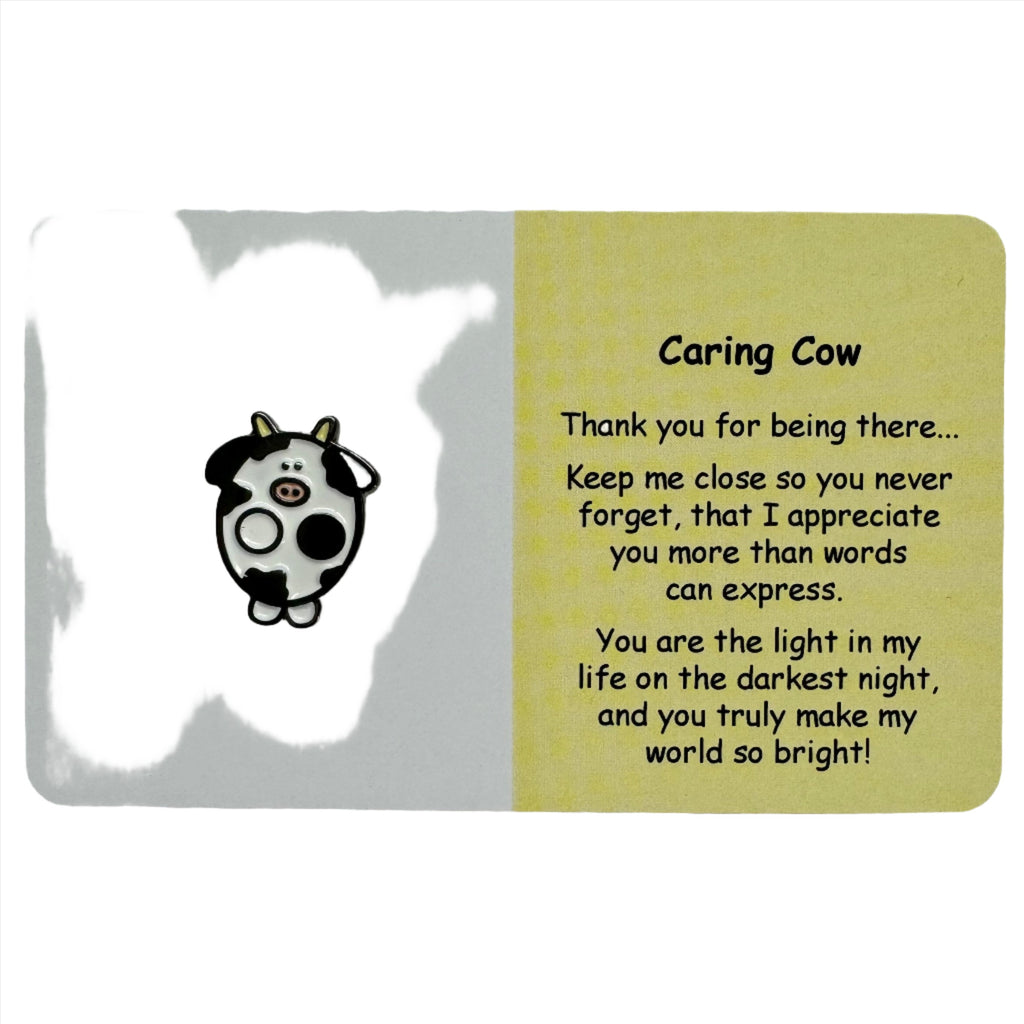 Pin Caring Cow