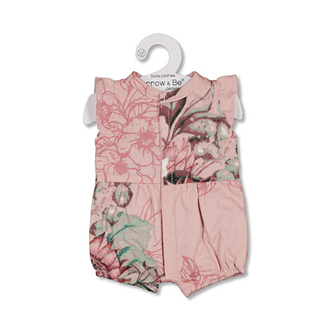 Dolls Romper - Tropical Bouquet for 38cm Doll