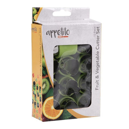Fruit & Veggie Cutters Set 12 Assorted