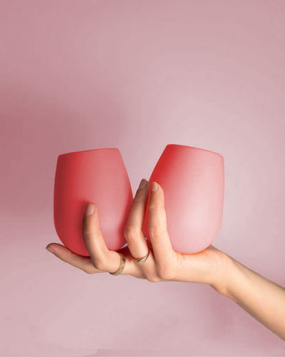 Fegg Silicone Glasses - Flamingo + Lotus