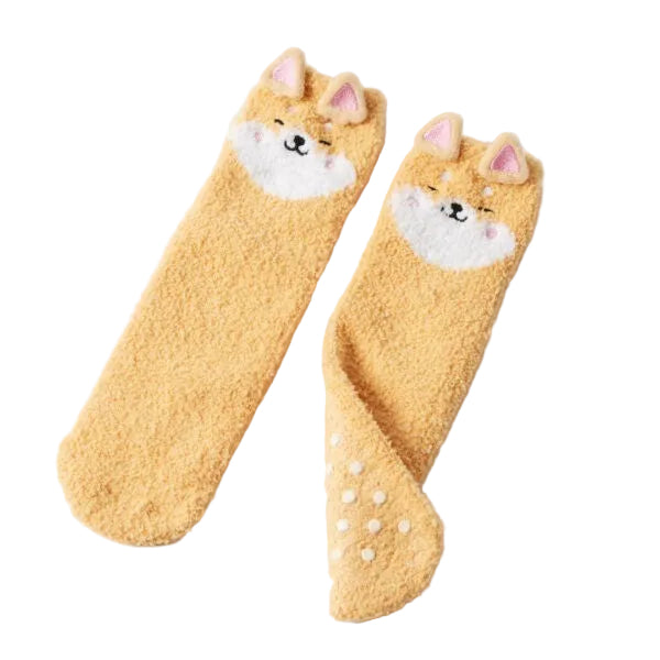Grippy Animal Socks Puppy