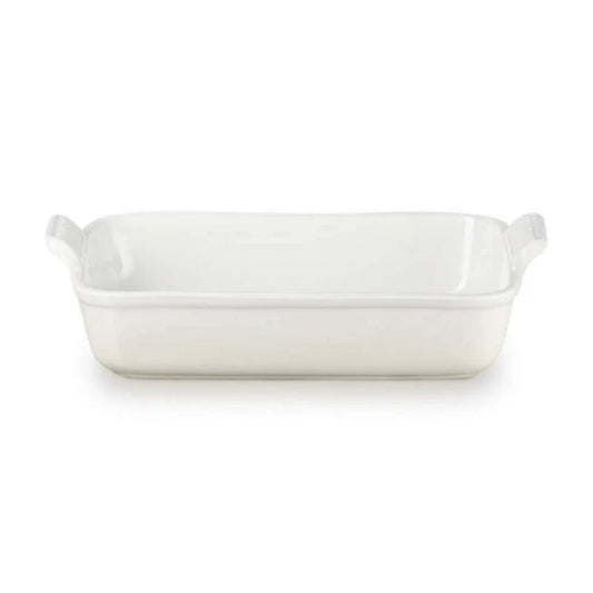 Heritage Rect Dish 32cm Meringue