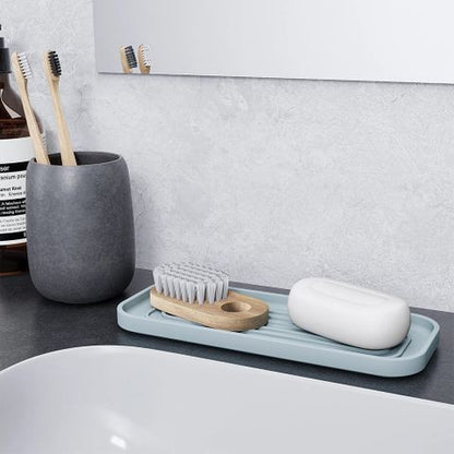 Silicone Sink Tidy Duck Egg Blue