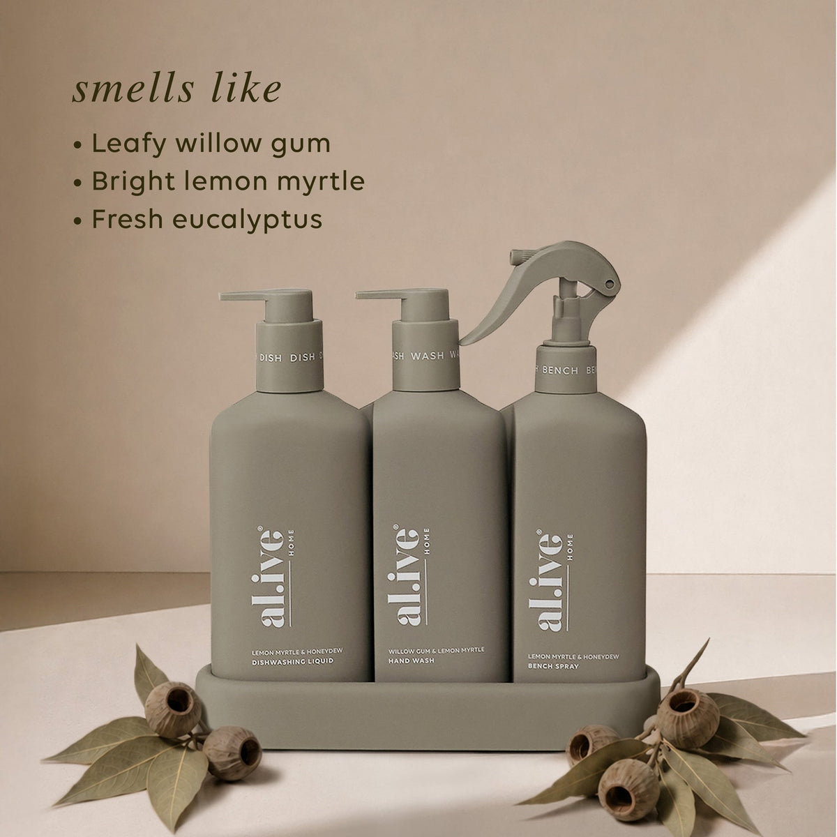 Kitchen Trio Willow Gum & Lemon Myrtle