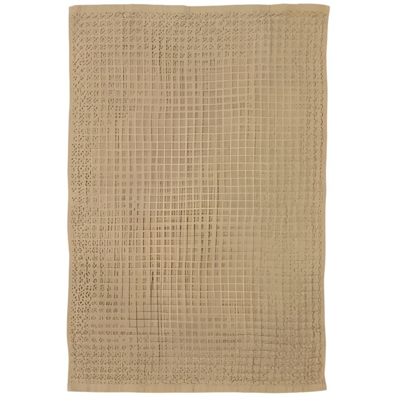 Tea Towel Chunky Waffle Taupe 2pk