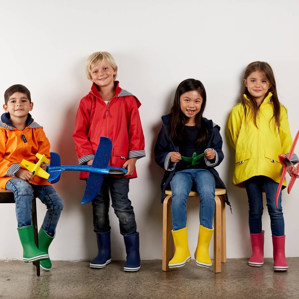 Pink Kids Rubber Gumboots