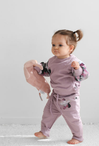 Track Pants - Lilac Paint Dab