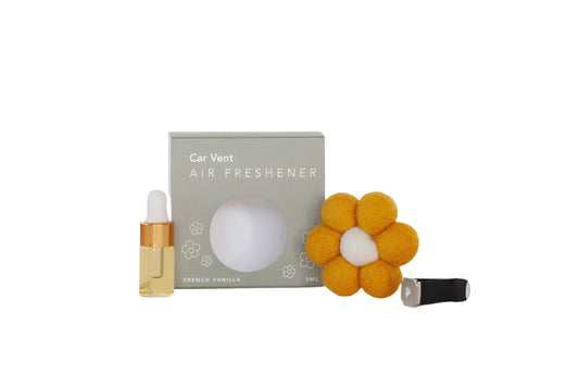 Car Diffuser Coconut Lime Mustard White