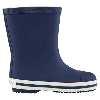 Navy Kids Rubber Gumboots