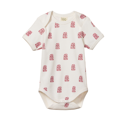 Cotton Short Sleeve Bodysuit Tiki