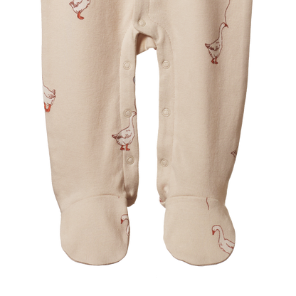 Cotton Stretch & Grow Goose Lullaby