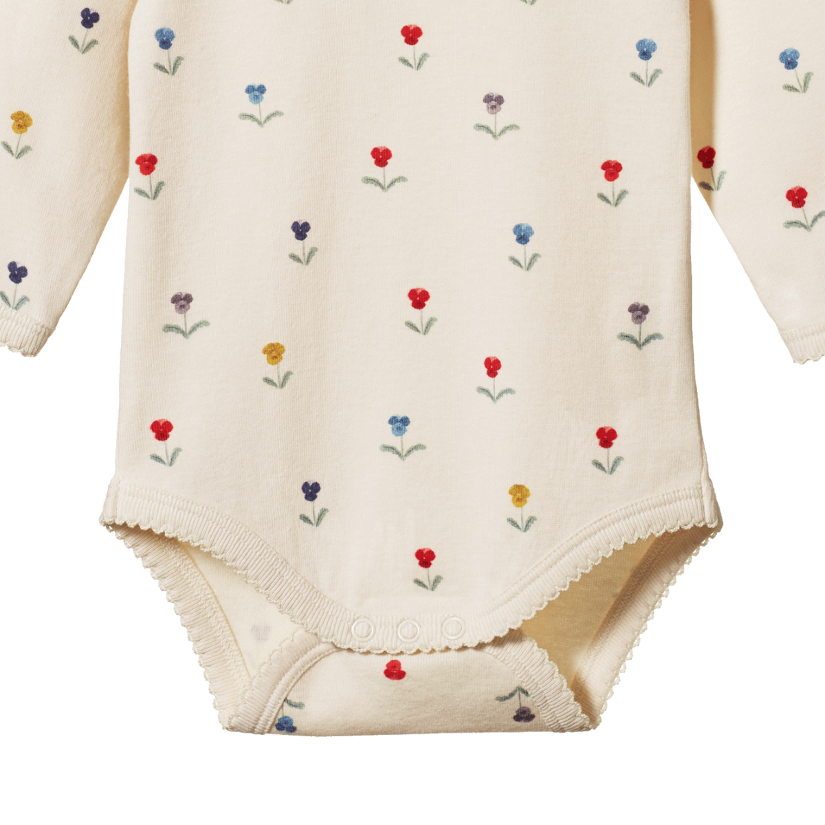 Cotton Long Sleeve Bodysuit Delphine