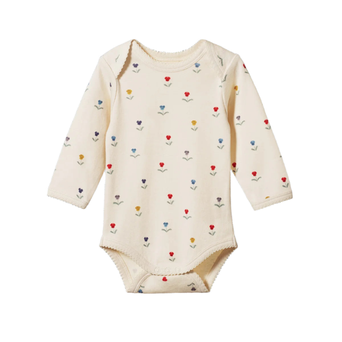 Cotton Long Sleeve Bodysuit Delphine