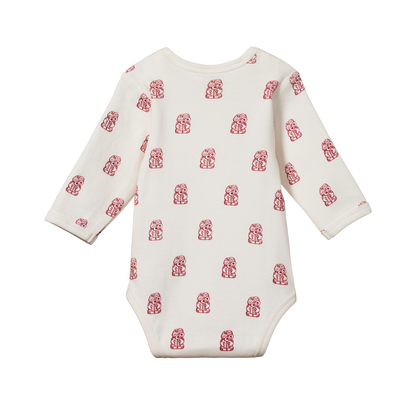 Cotton Long Sleeve Bodysuit Tiki