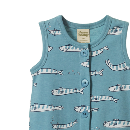 August Suit South Seas Mineral Print
