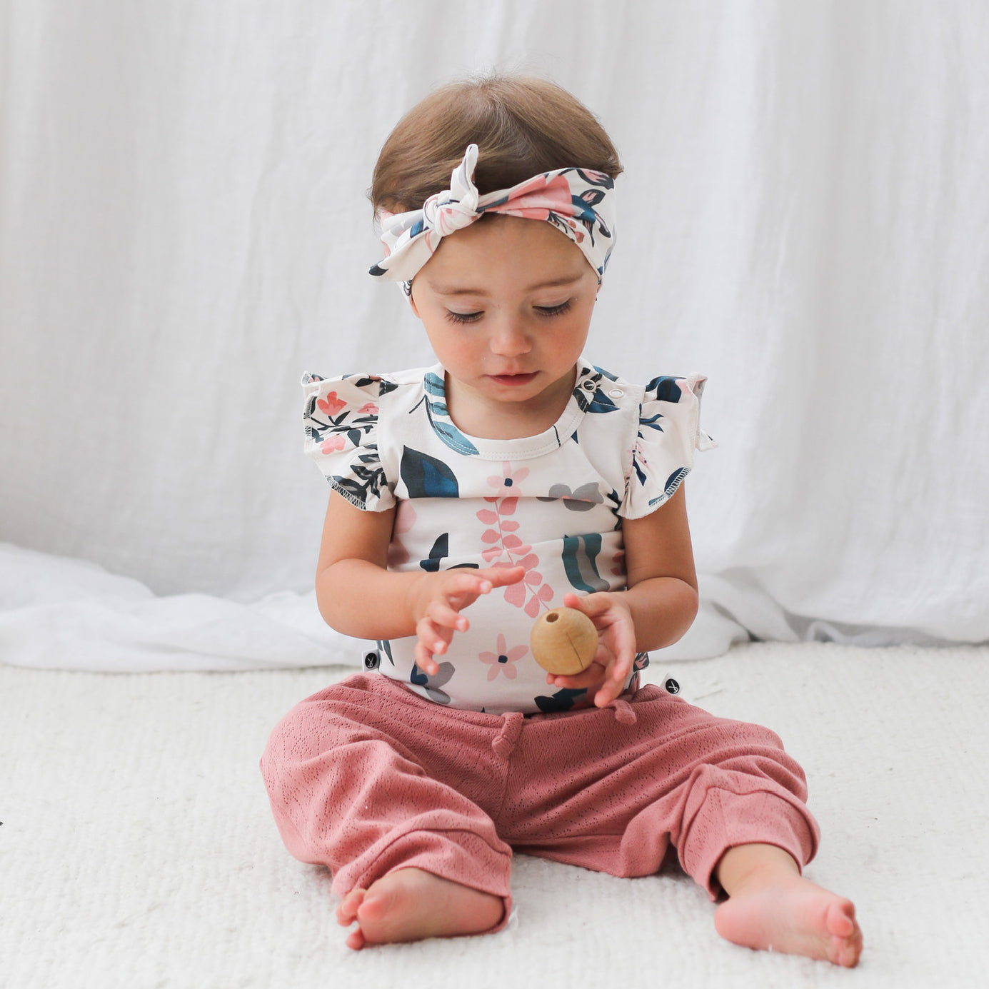 Flutter Bodysuit - Pink Clementine