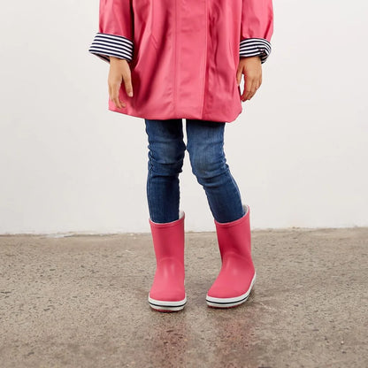 Pink Kids Rubber Gumboots