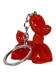 Keychain Balloon Dog Red