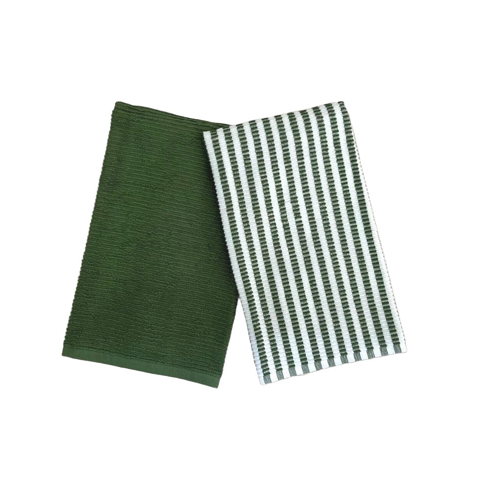 Ribbed Tea Towel Herb