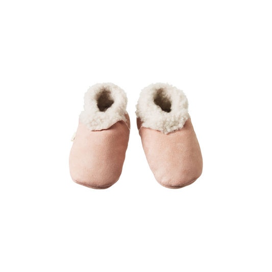 Lambskin Booties Rose Bud