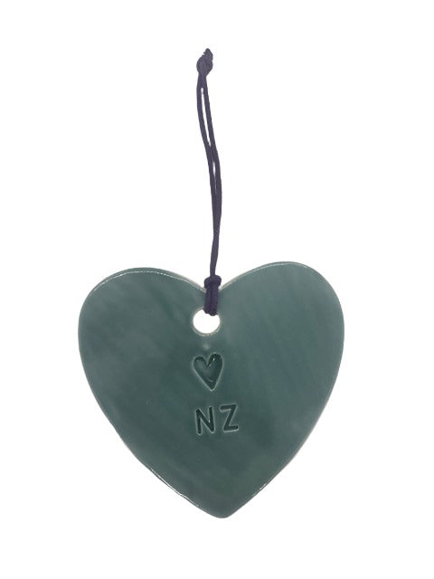 Single Large Heart - NZ Denim