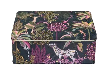 SM Palm Garden Animals Deep Rect Tin