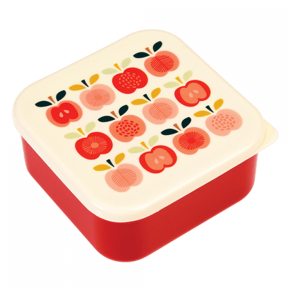 Snack Boxes, set of 3 - Vintage Apple