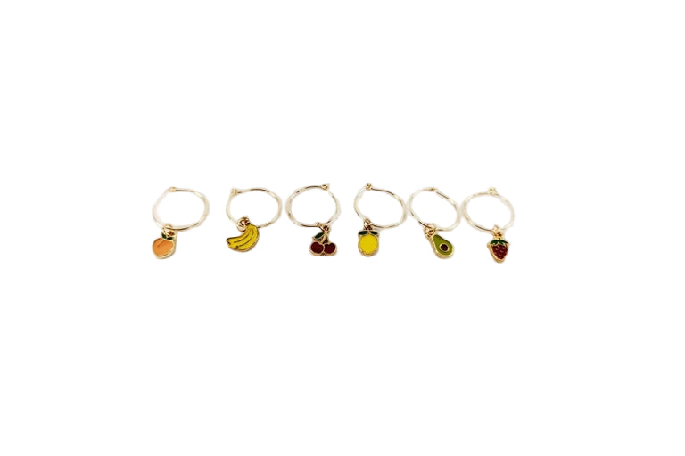 Wine Charms Colourful Fruity