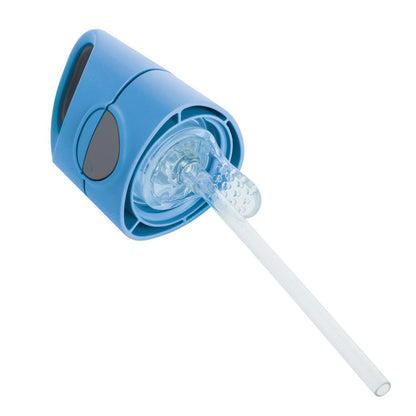 Tritan Straw Bottle 450ml Blue Slate