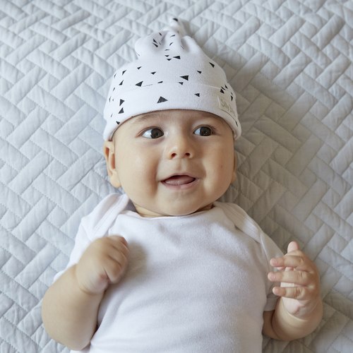 Silly Billyz Triangles Baby Hat at Baby Eden 