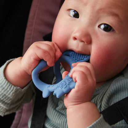Wrist Teether Fox Lullaby Blue