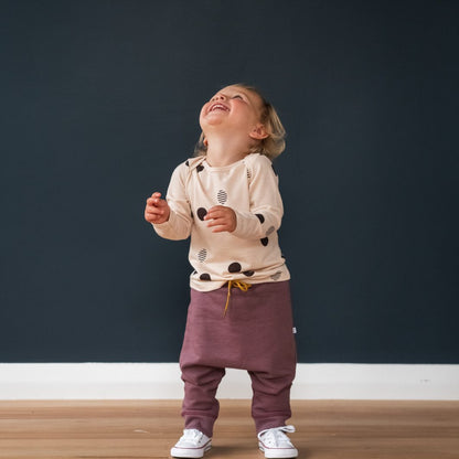 Mini Slouch Tracky - Plum