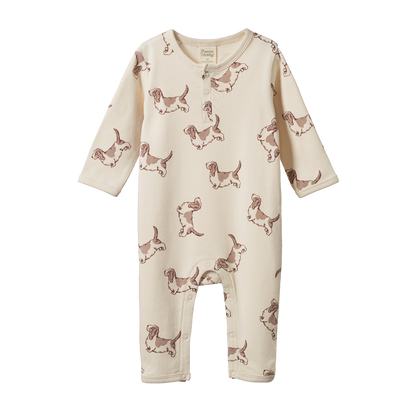 Henley PJ Suit Happy Hounds
