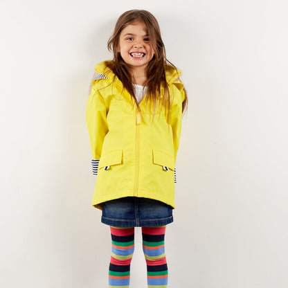 Yellow Zip Unisex Raincoat