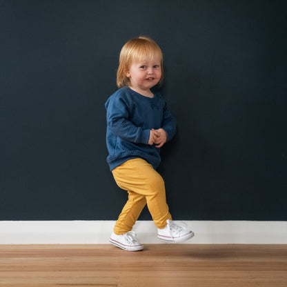 Mini Slouch Pants - Canary
