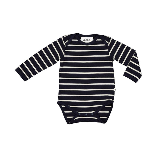 Long Sleeve Bodysuit - Ink Breton