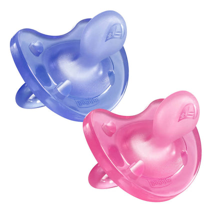 Physio Soft Soother 6-16 Months 2pk - pink