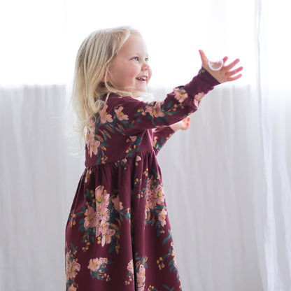 Poppy Dress - Alpine Flowers