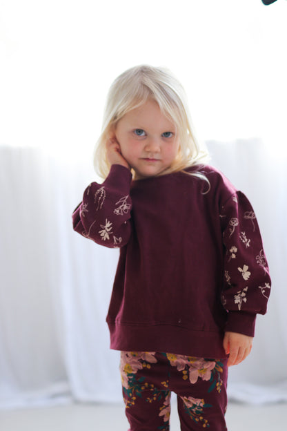 Bishop Sweater - Flower Sketch