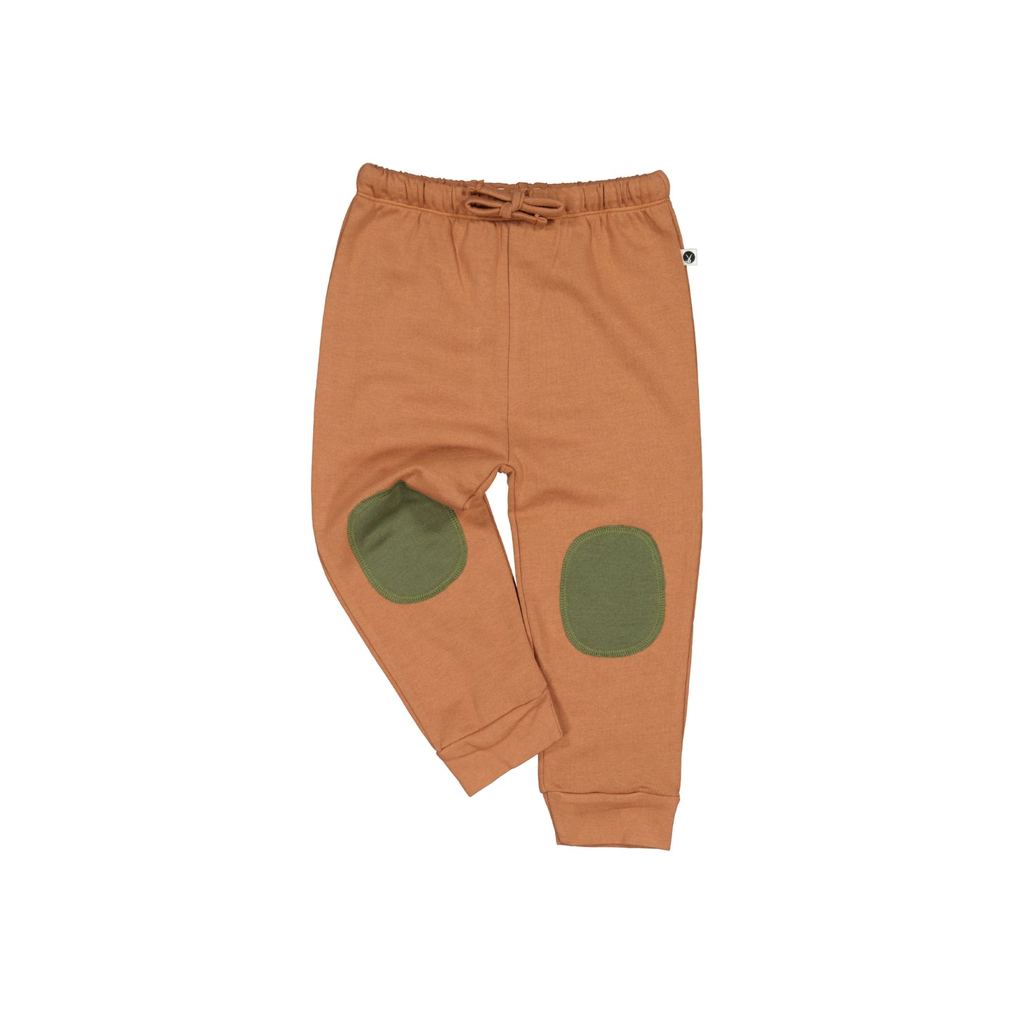 Track Pants - Tan / Moss Green