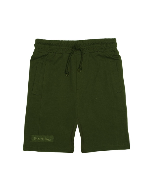 Shorts Front Seam Army Green