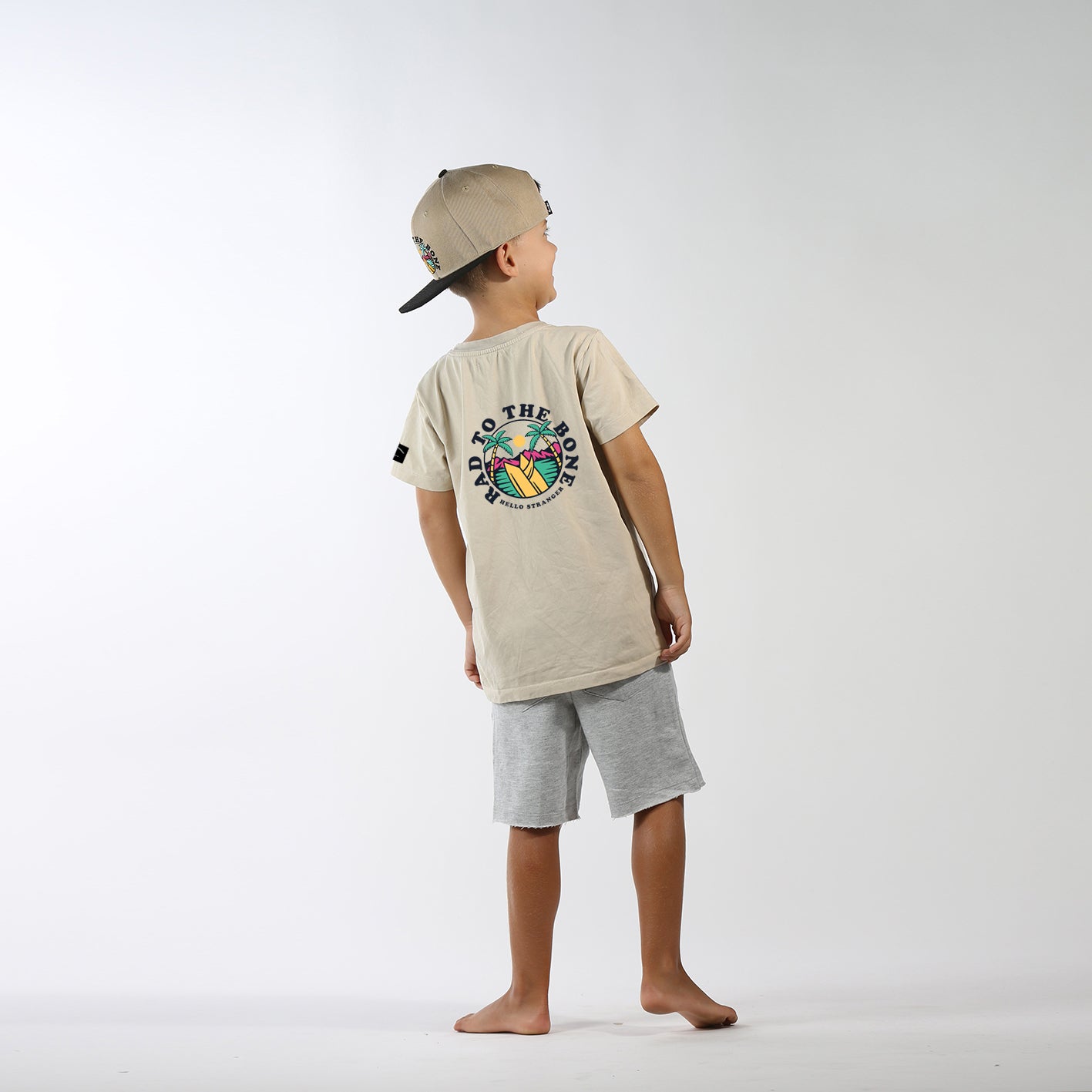 Rad Tee - bleached sand