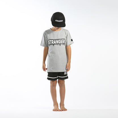 Stranger' Scoop Tee - greymarle