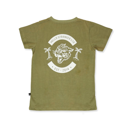 Hello Stranger Wild Tee - Sage