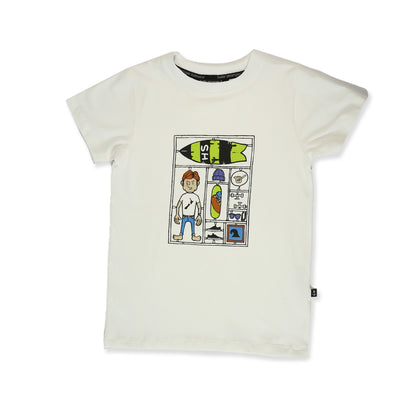 Puzzle Tee - White