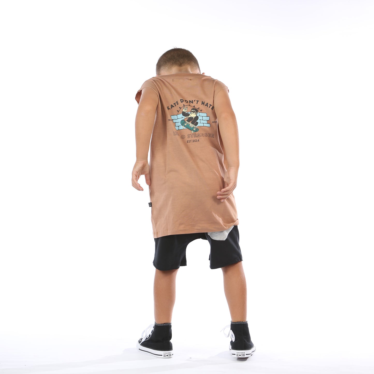 Skate Don't Hate Tee - Brown
