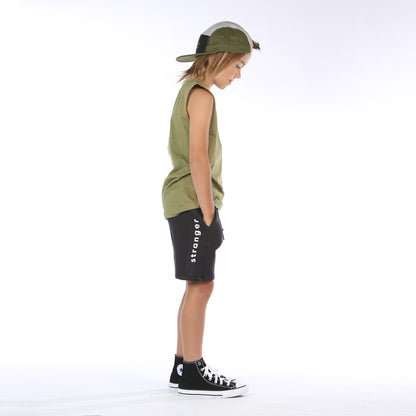 Salty Souls Muscle Tee - Sage