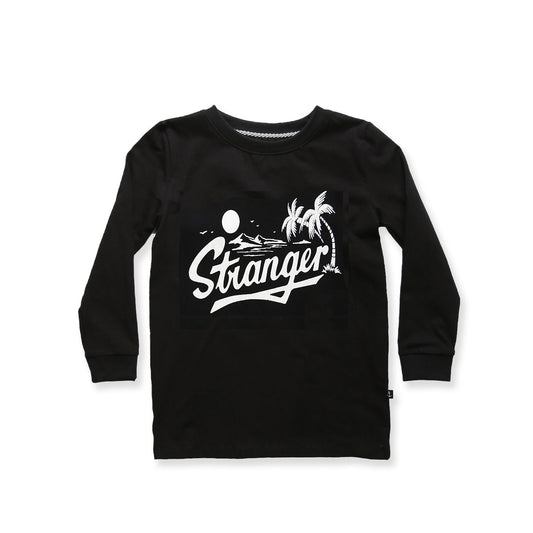 Strangers' long sleeve tee - black