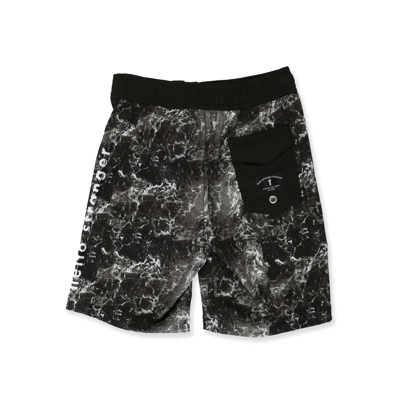 Waves Long Board Short Black Dye